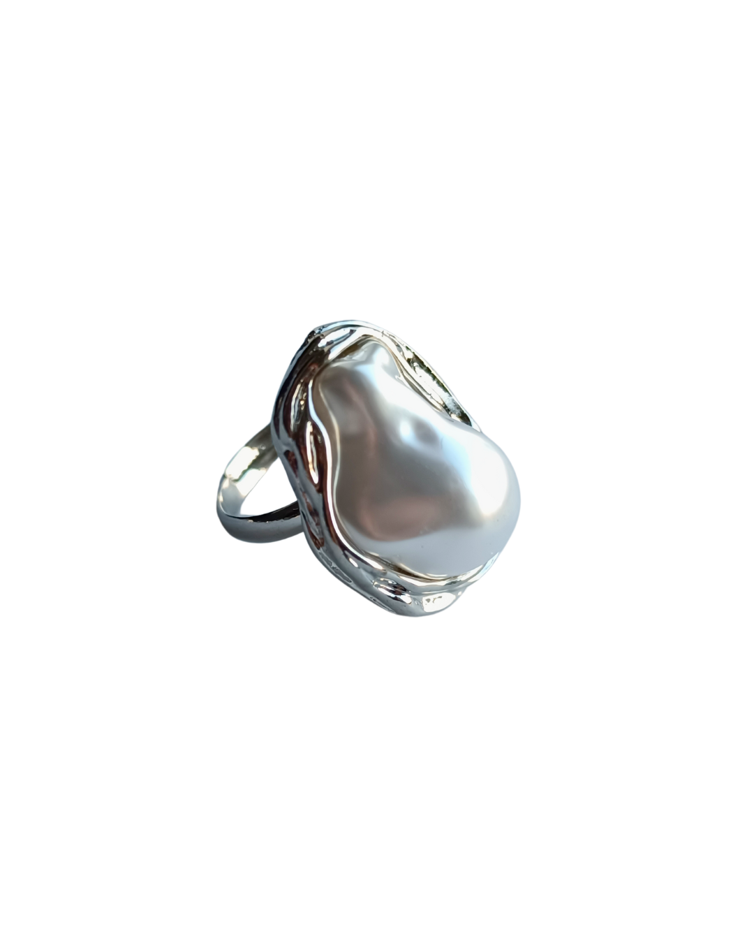 Inel supradimensionat Elysia placat cu aur 18K