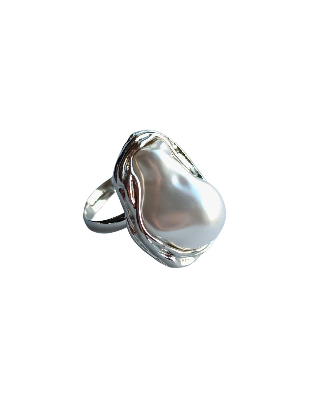 Inel supradimensionat Elysia placat cu aur 18K