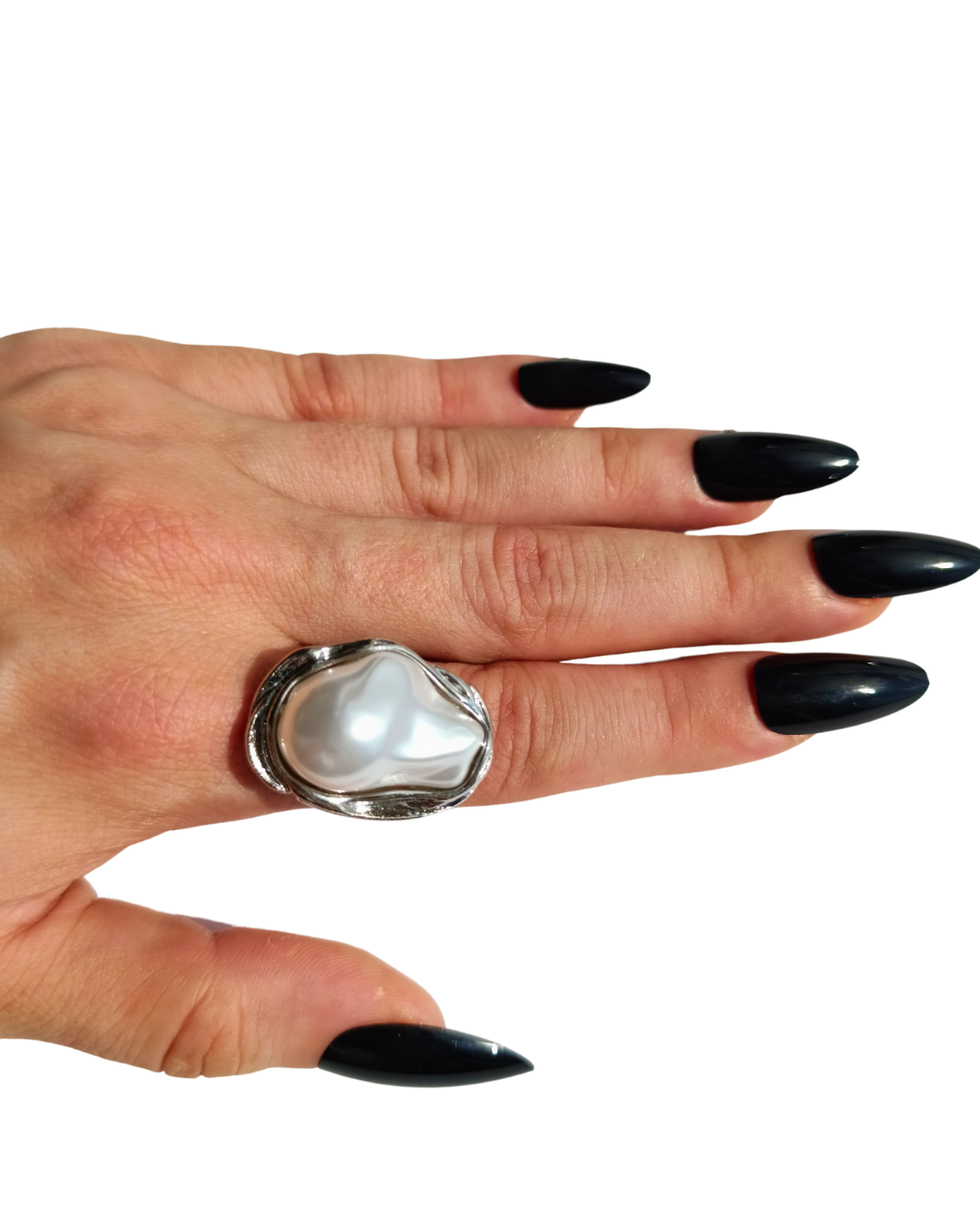 Inel supradimensionat Elysia placat cu aur 18K