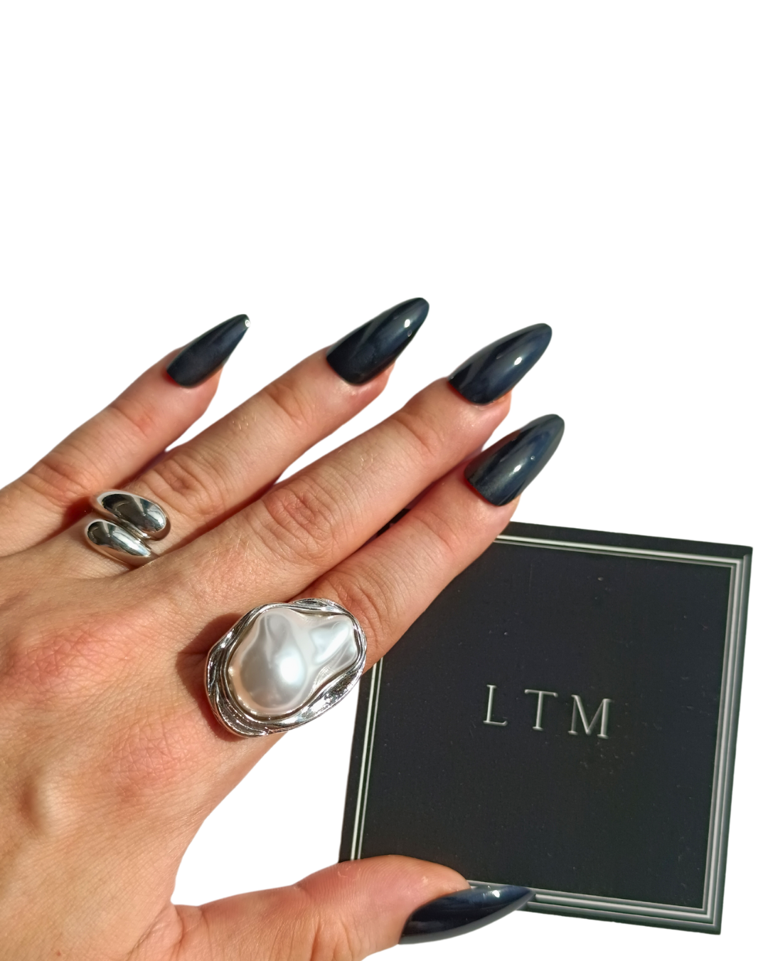 Inel supradimensionat Elysia placat cu aur 18K