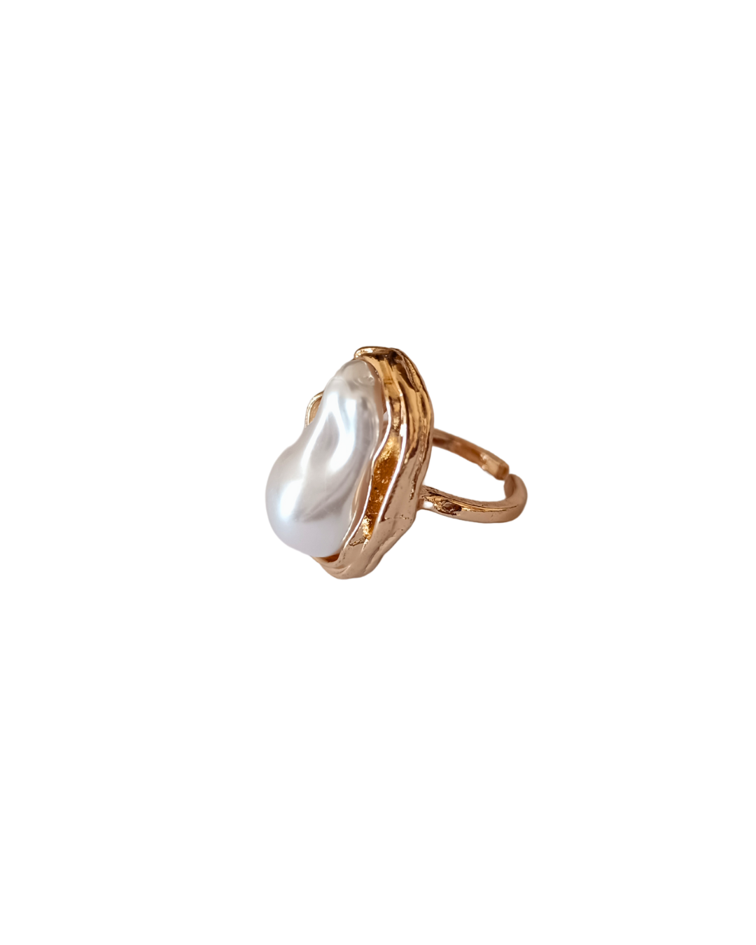 Inel supradimensionat Elysia placat cu aur 18K
