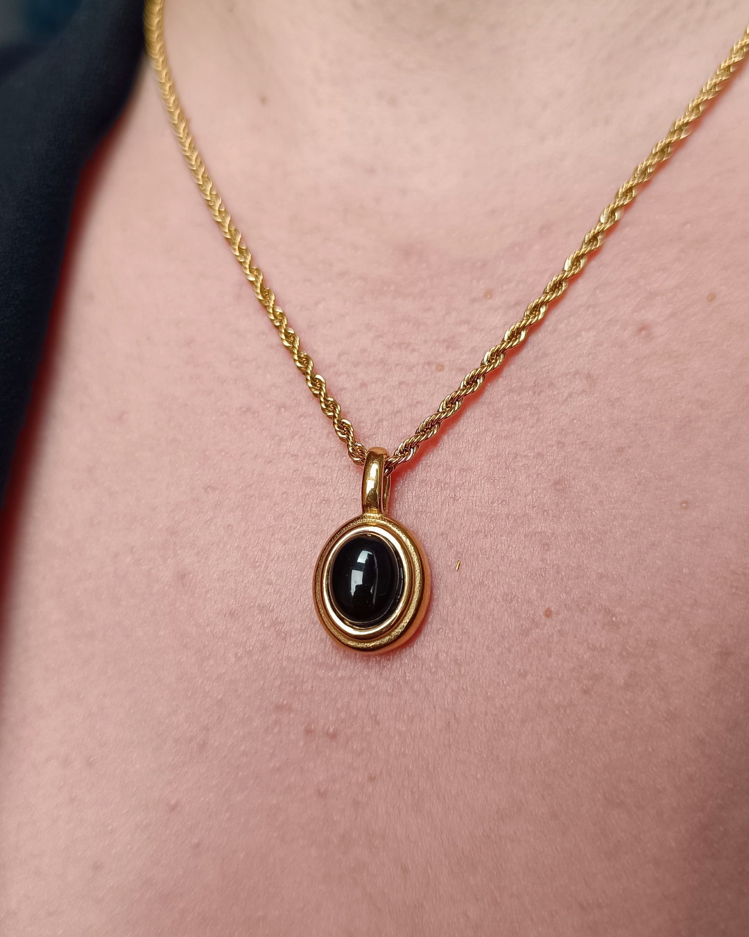 colier vintage Isadora placat cu aur 18K