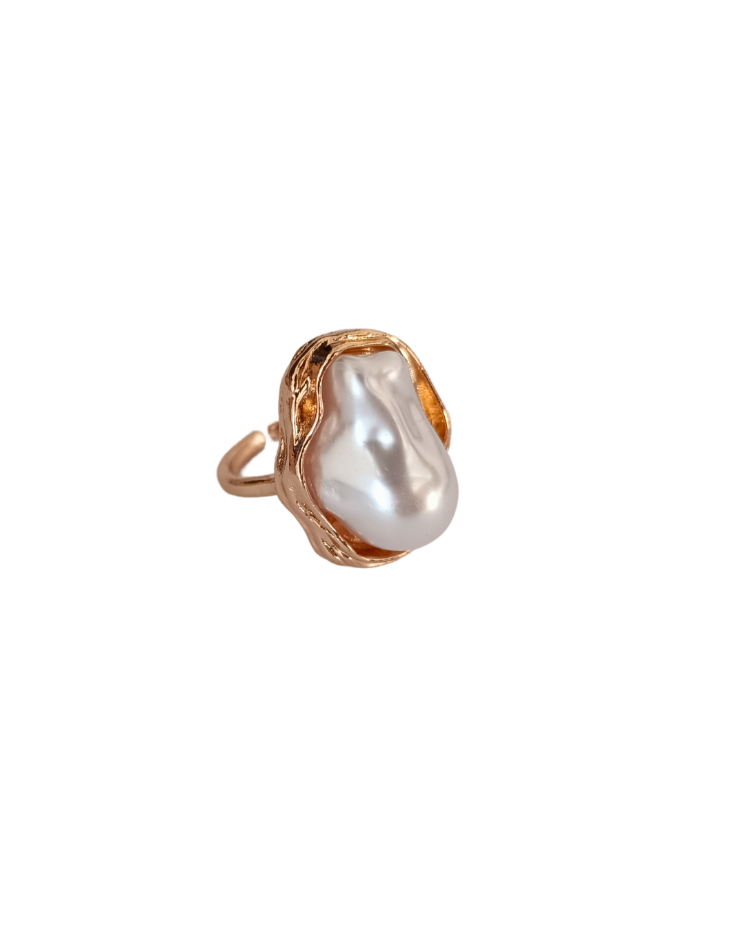 Inel supradimensionat Elysia placat cu aur 18K