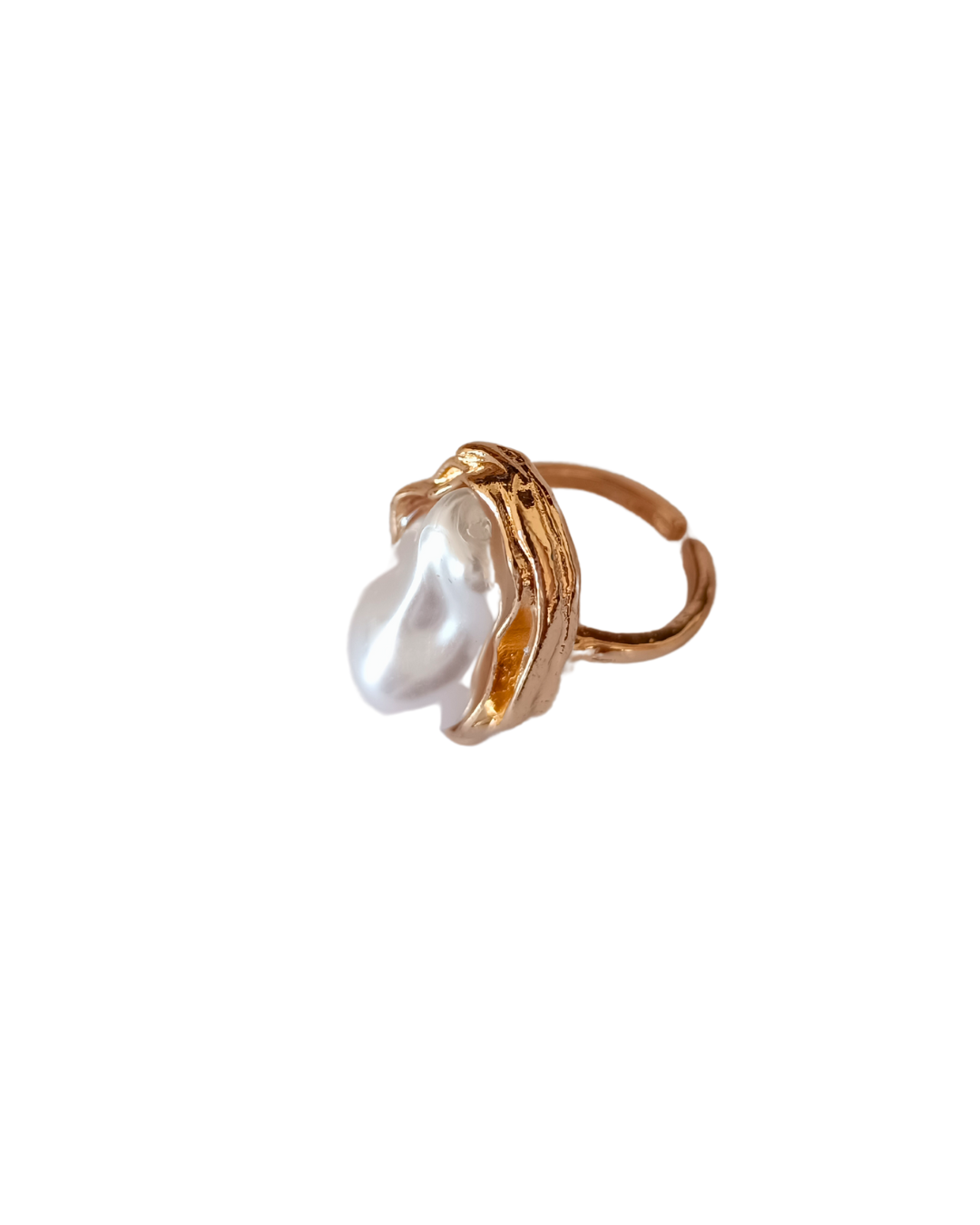 Inel supradimensionat Elysia placat cu aur 18K