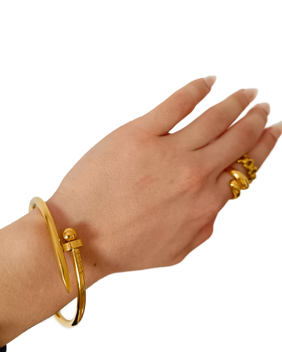 Athena - brățară minimalistă, placată cu aur 18K