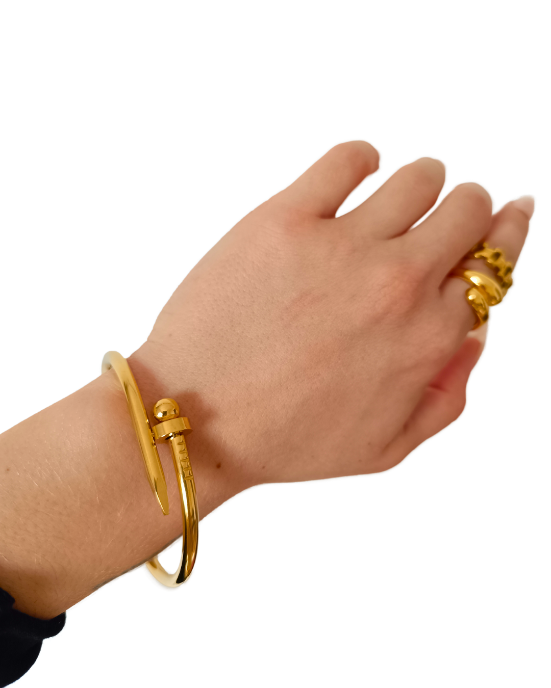 Athena - brățară minimalistă, placată cu aur 18K