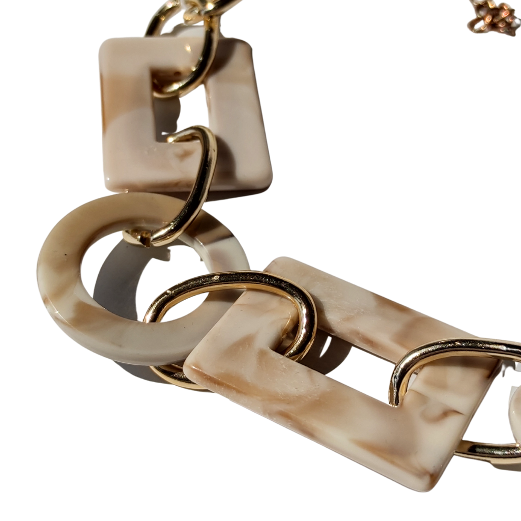 colier GEOMETRIC cu forme geometrice