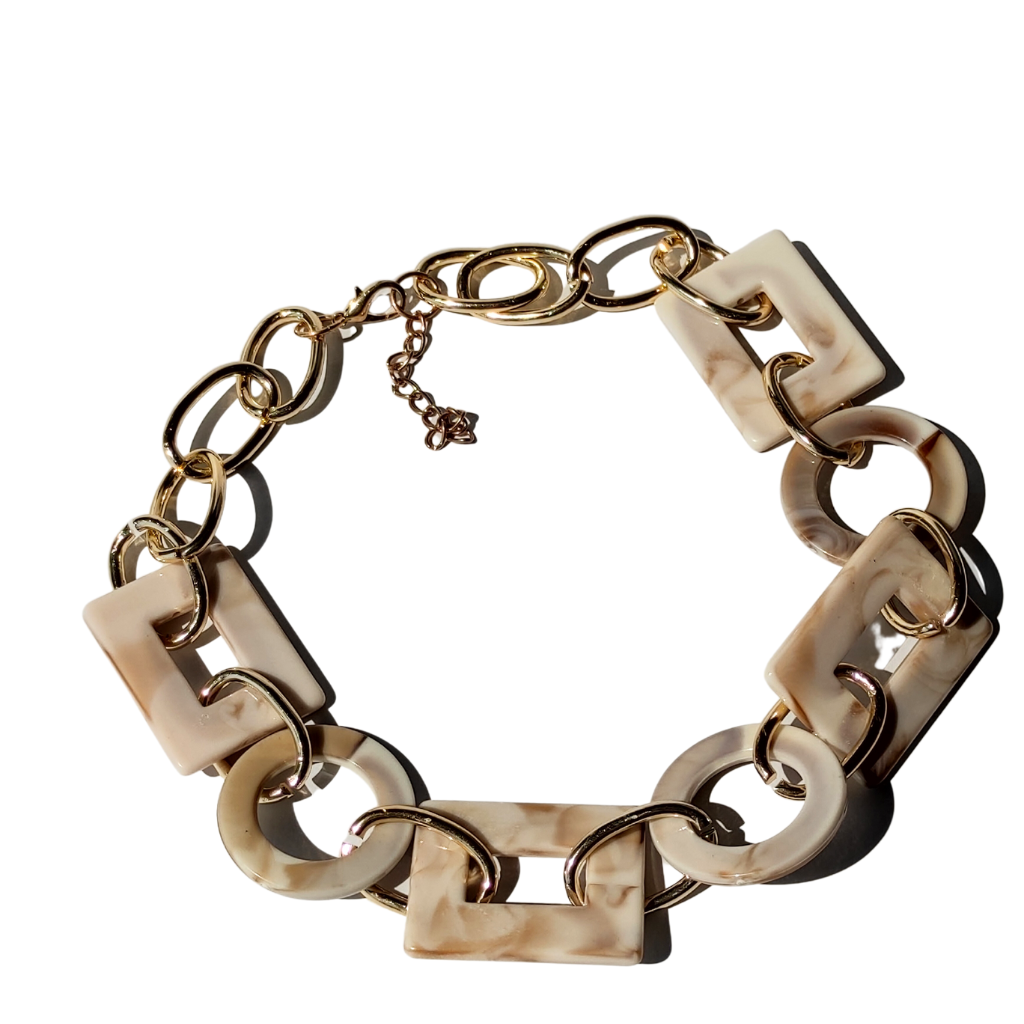 colier GEOMETRIC cu forme geometrice