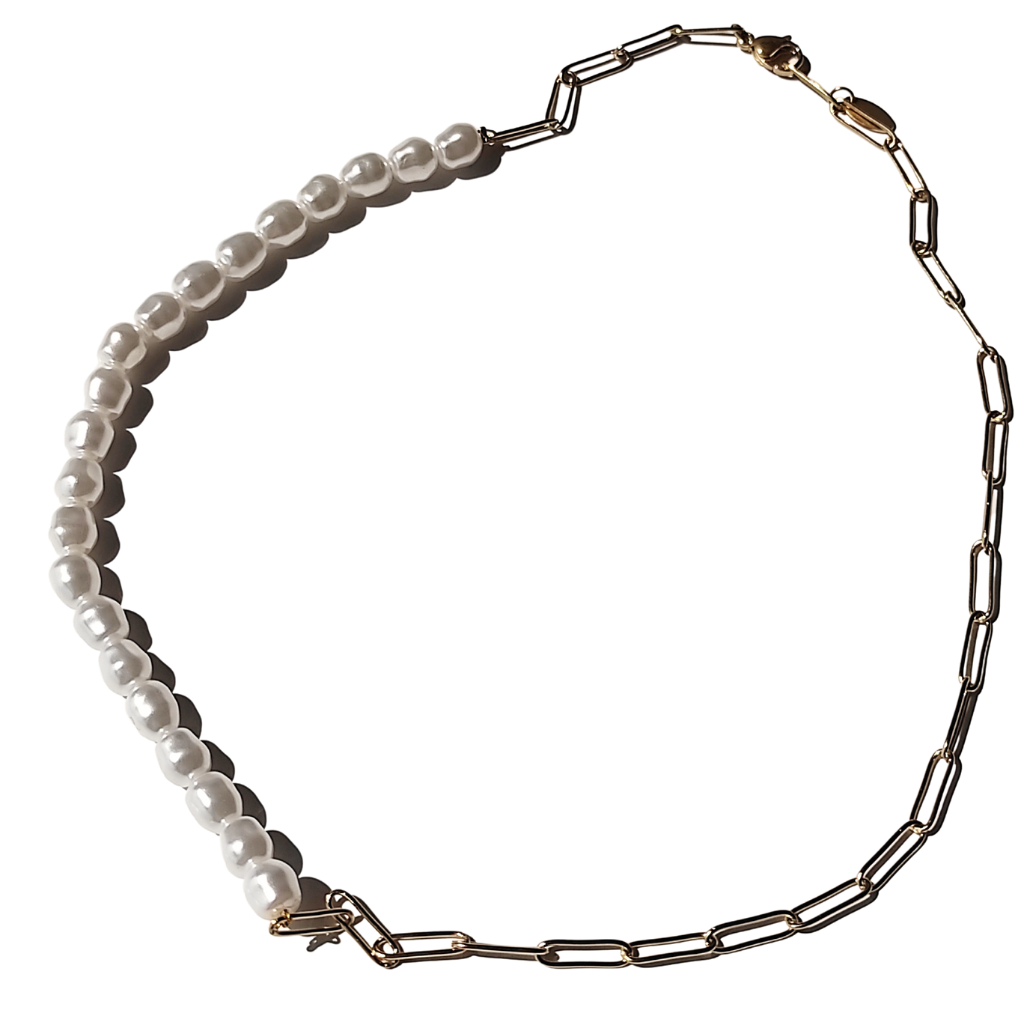colier AMELIE minimalist placat cu aur 18K