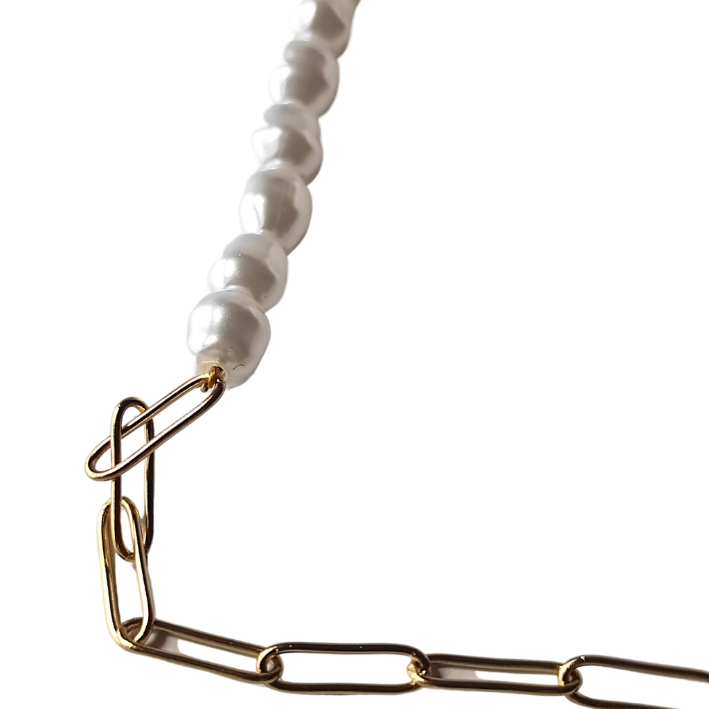 colier AMELIE minimalist placat cu aur 18K