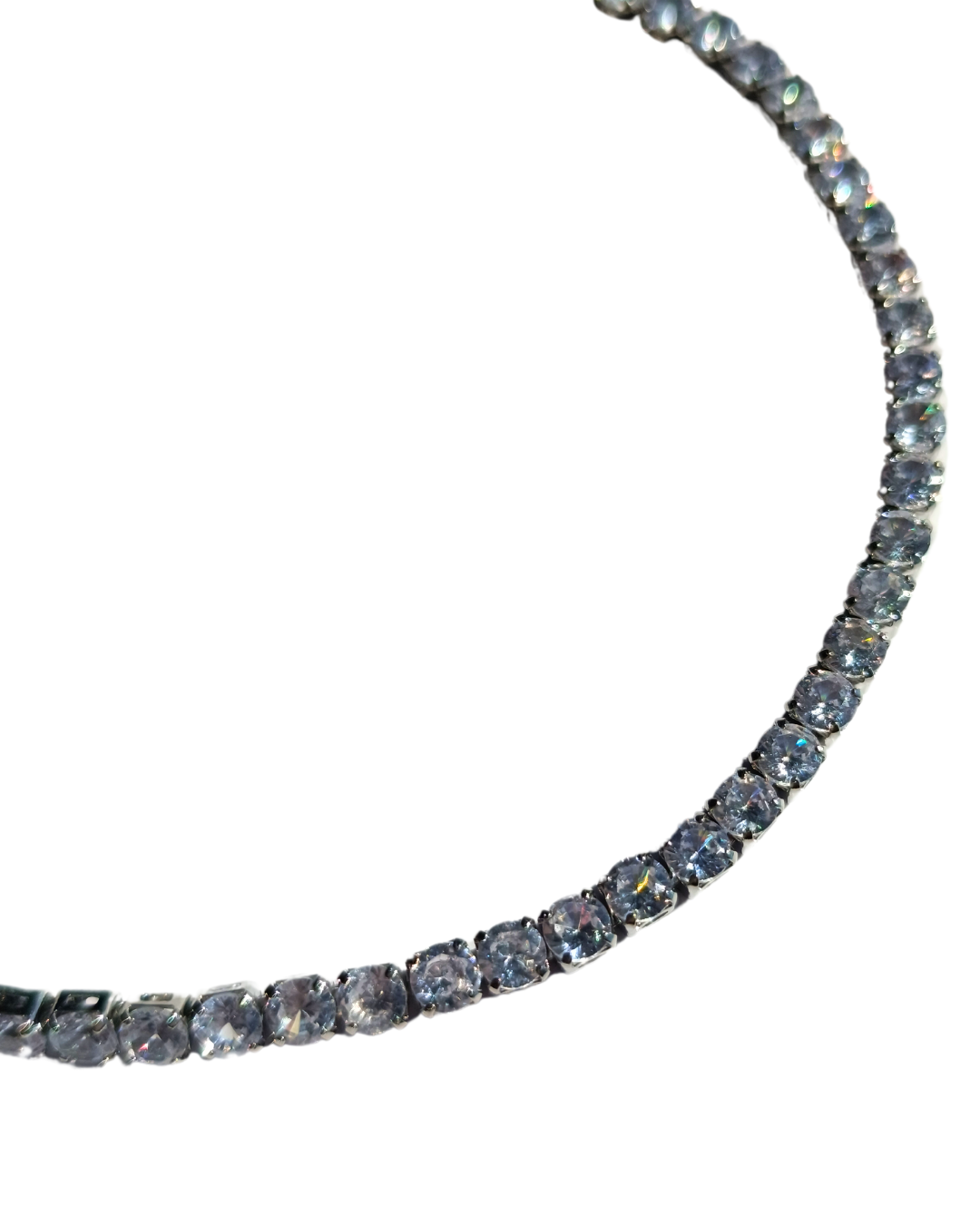 colier tennis KIRRA placat aur 18K și strasuri zirconia