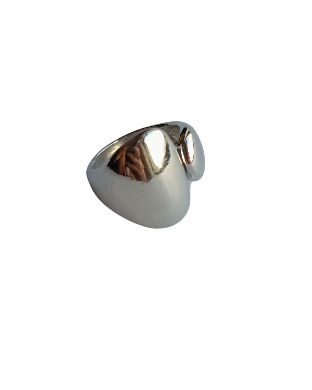Inel minimalist Ayla placat aur 18K