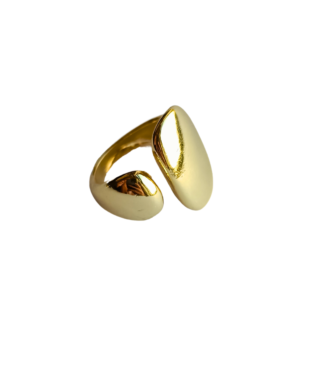Inel minimalist Ayla placat aur 18K