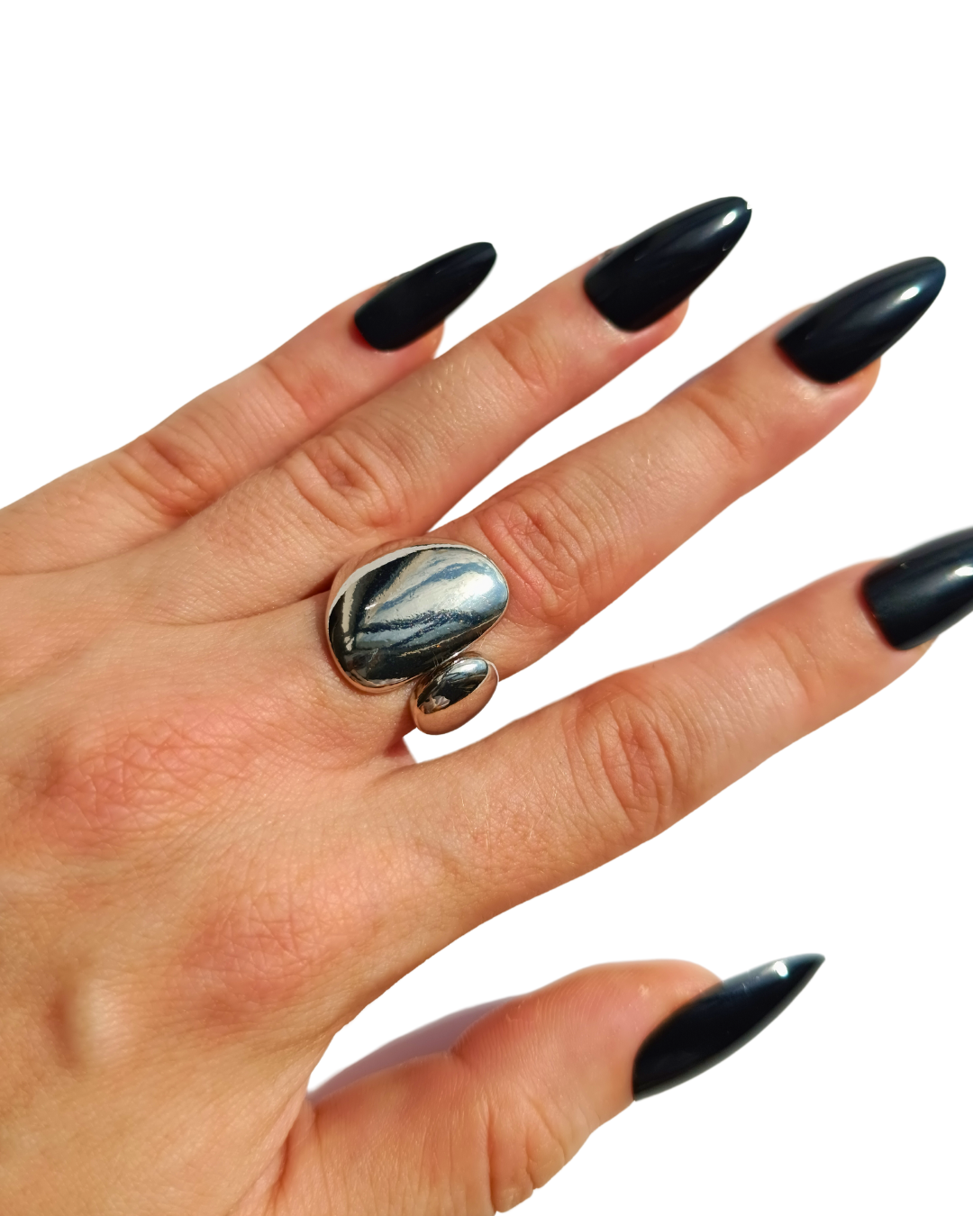 Inel minimalist Ayla placat aur 18K