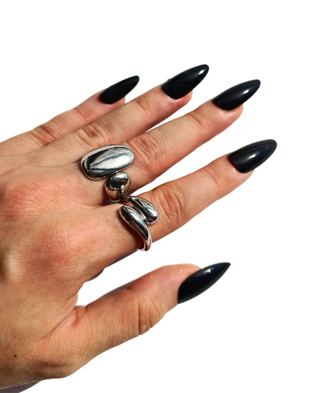 Inel minimalist Ayla placat aur 18K