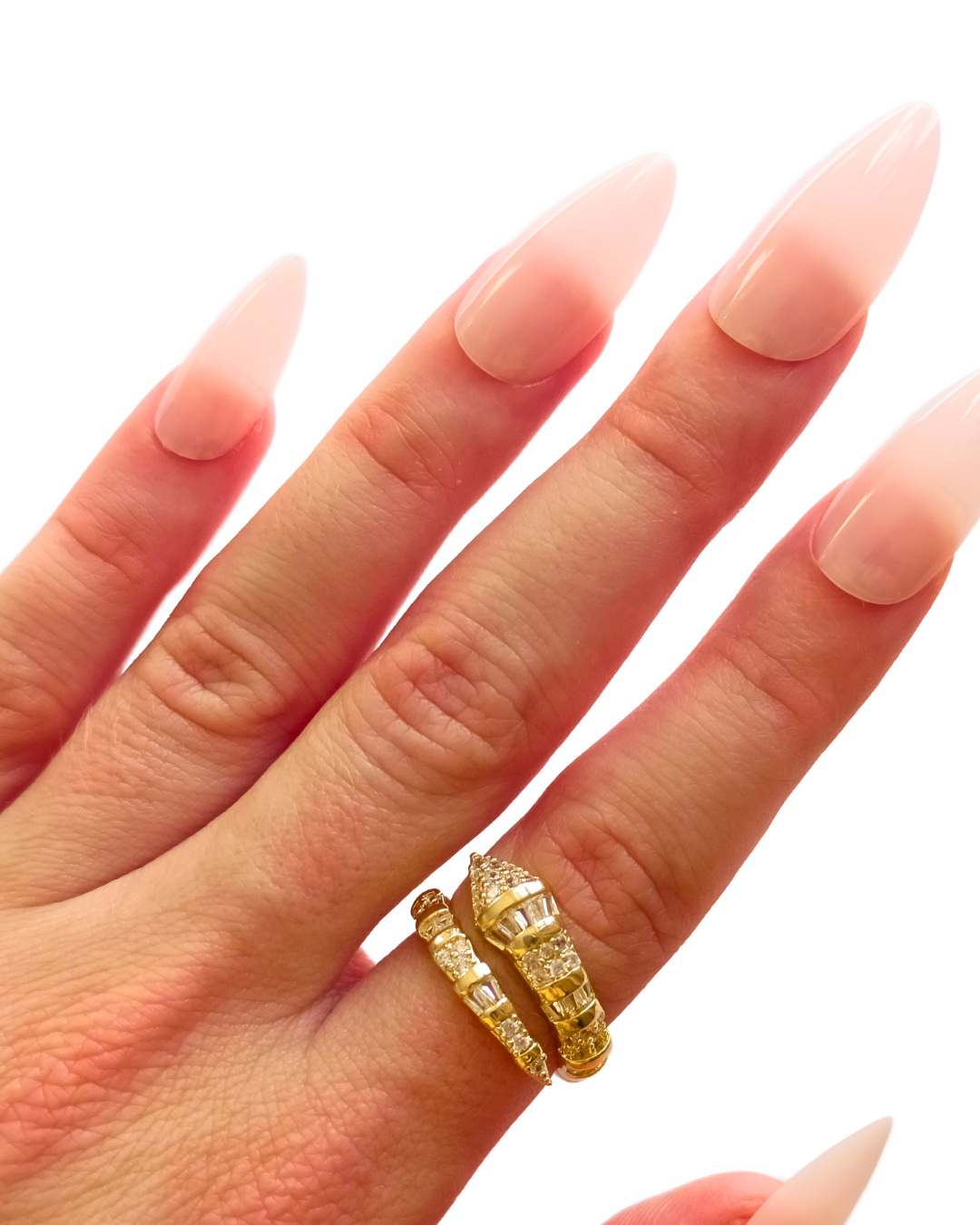 inel Nova placat cu aur 18K, strasuri zirconiu