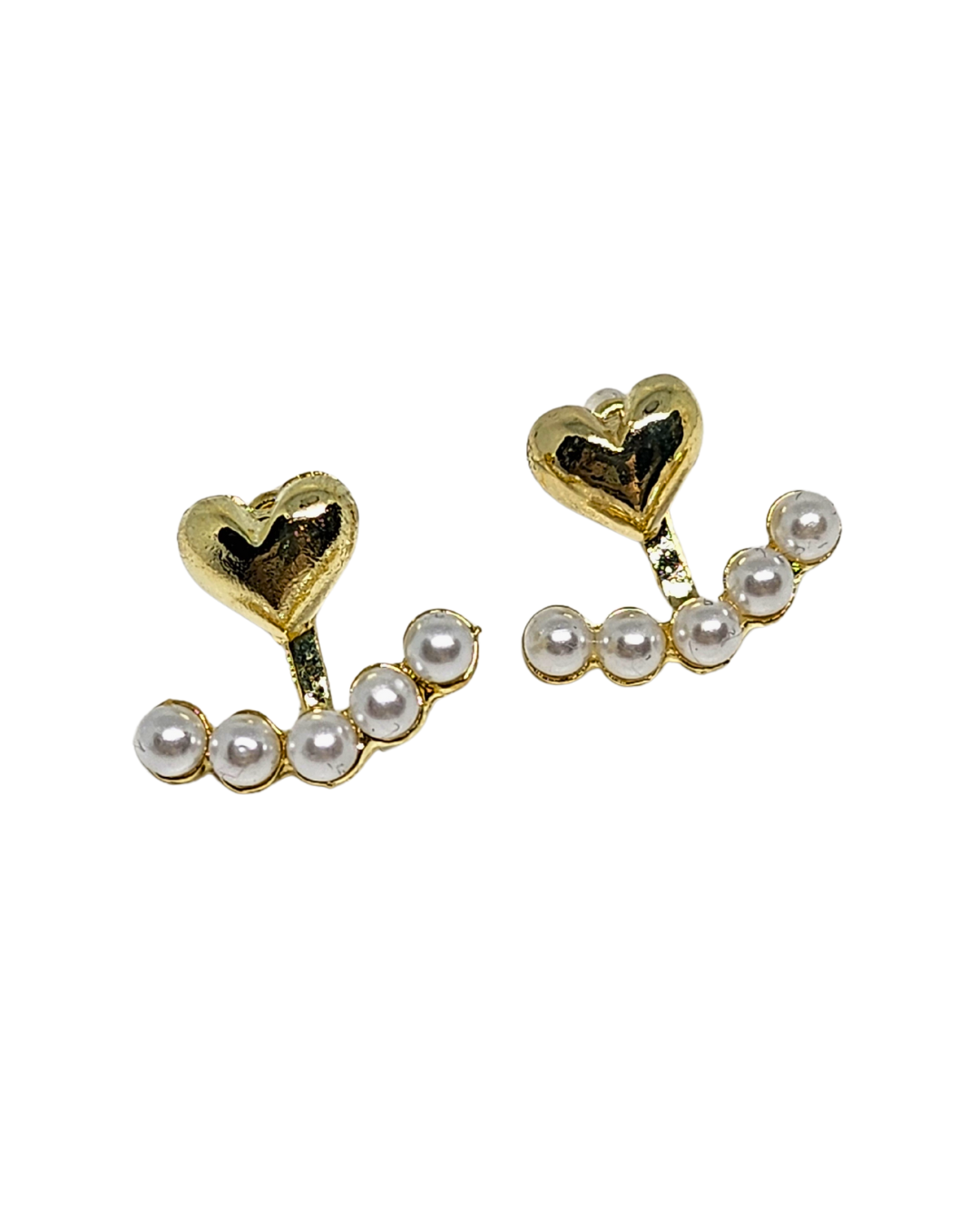 cercei Amore placați aur 18K, cu extensie detașabilă