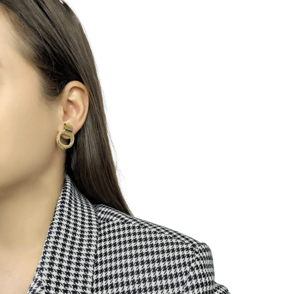 cercei hOOPS argintii, rotunzi - Earrings