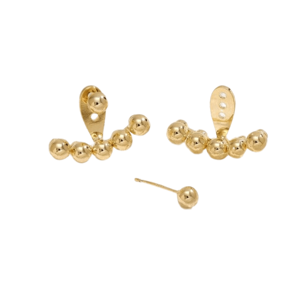 cercei GOLDEN LADY placați cu aur 18K - Earrings