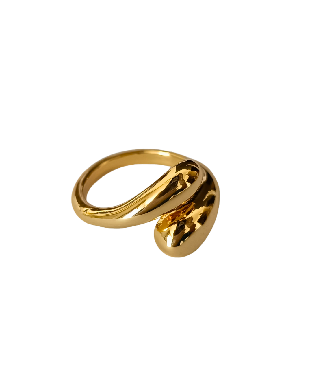 Valencia - inel minimalist placat aur 18K