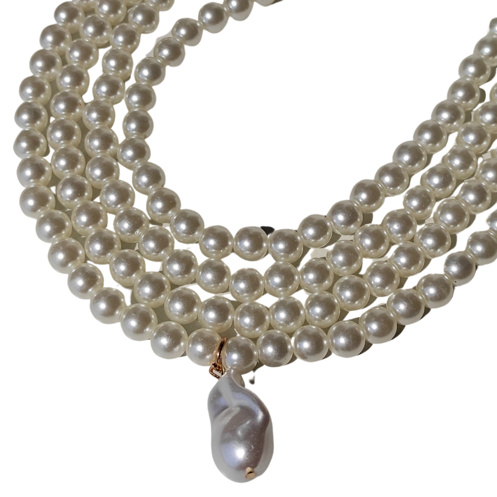 colier chocker cu perle ROYAL