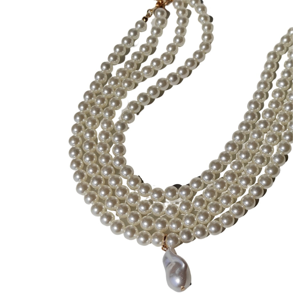 colier chocker cu perle ROYAL
